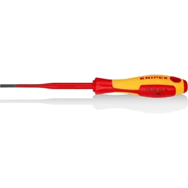 Knipex 98 20 35 SL Schlitz-Schraubendreher isolierender Mehrkomponenten-Griff 202 mm
