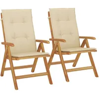 VidaXL Gartenstuhl 27,5 x 51 x 27 cm braun