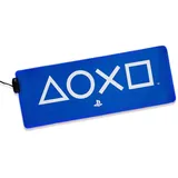 Paladone PlayStation Leuchtende Tischmatte - Offiziell lizenziert, Tastatur- & Mausmatte für das Büro, Leuchtendes großes Mauspad für Gaming-Setup