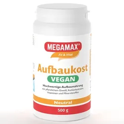 AUFBAUKOST vegan Neutral Megamax Pulver 500 g