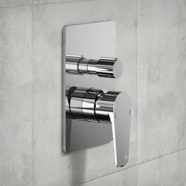 Teorema VELVET Wannen/Brausearmatur für 2-3 Verbraucher Chrom 8VC06CR
