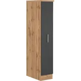 KOCHSTATION Apothekerschrank »KS-Colmar«, 30 cm breit, 165 cm hoch, mit 3 Ablagen, mit Metallgriff,