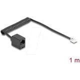DeLock 88720 Telefonkabel / RJ11 Stecker / RJ45 Buchse, 1 m