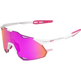 100% Hypercraft XS 100% HYPERCRAFT XS Matte White/Pink HiPER Vital Pink Mirr.