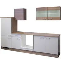 Flex-Well Küchenzeile Samoa 270 cm weiß