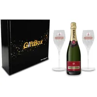 Piper Heidsieck Geschenkset - Piper Champagner Brut 750ml (12% Vol) + 2 Flöten