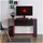 Hti-Living Gamer Schreibtisch Schwarz/Rot, Gaming Tisch, Schwarz, Rot