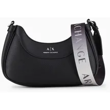 Armani Exchange Wave Small Hobo Bag Umhängetasche Polyurethan Schwarz