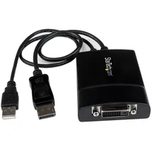 Startech DisplayPort auf DVI-D Adapter 0,37 m Schwarz