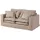 Massivmoebel24 Hussensofa 2-Sitzer 196x108x76 beige KINGSTON