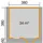 Weka Gartenhaus 111 3,80 x 3,80 m natur inkl. Vordach 60 cm 28 mm