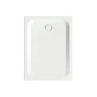 Bette BetteUltra Duschwanne 1260-440T 120x90x3,5cm, Wannenträger, snow