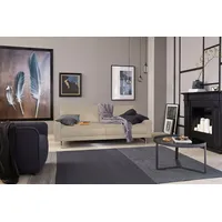 Creation BY ROLF BENZ 2-Sitzer CR.450, Designsofa, Loungesofa, bequem und elegant, Armlehne niedrig, Fuß chromfarben glänzend, Breite 164 cm beige