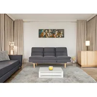 Mendler Schlafsofa HWC-M79, Gästebett Schlafcouch Couch Sofa, Schlaffunktion Liegefläche 180x110cm - Stoff/Textil creme
