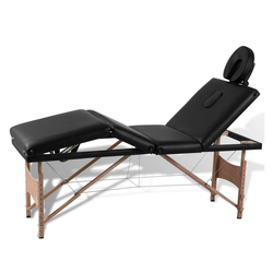 vidaXL Bandmassagegerät Massagetisch Massageliege Kosmetik Therapieliege Massagebank 4 Zonen + Tasche