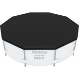 BESTWAY Poolabdeckung schwarz Ø 305 cm
