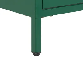 Beliani Nachtschrank Malavi 43 x 55 x 43 cm Grün