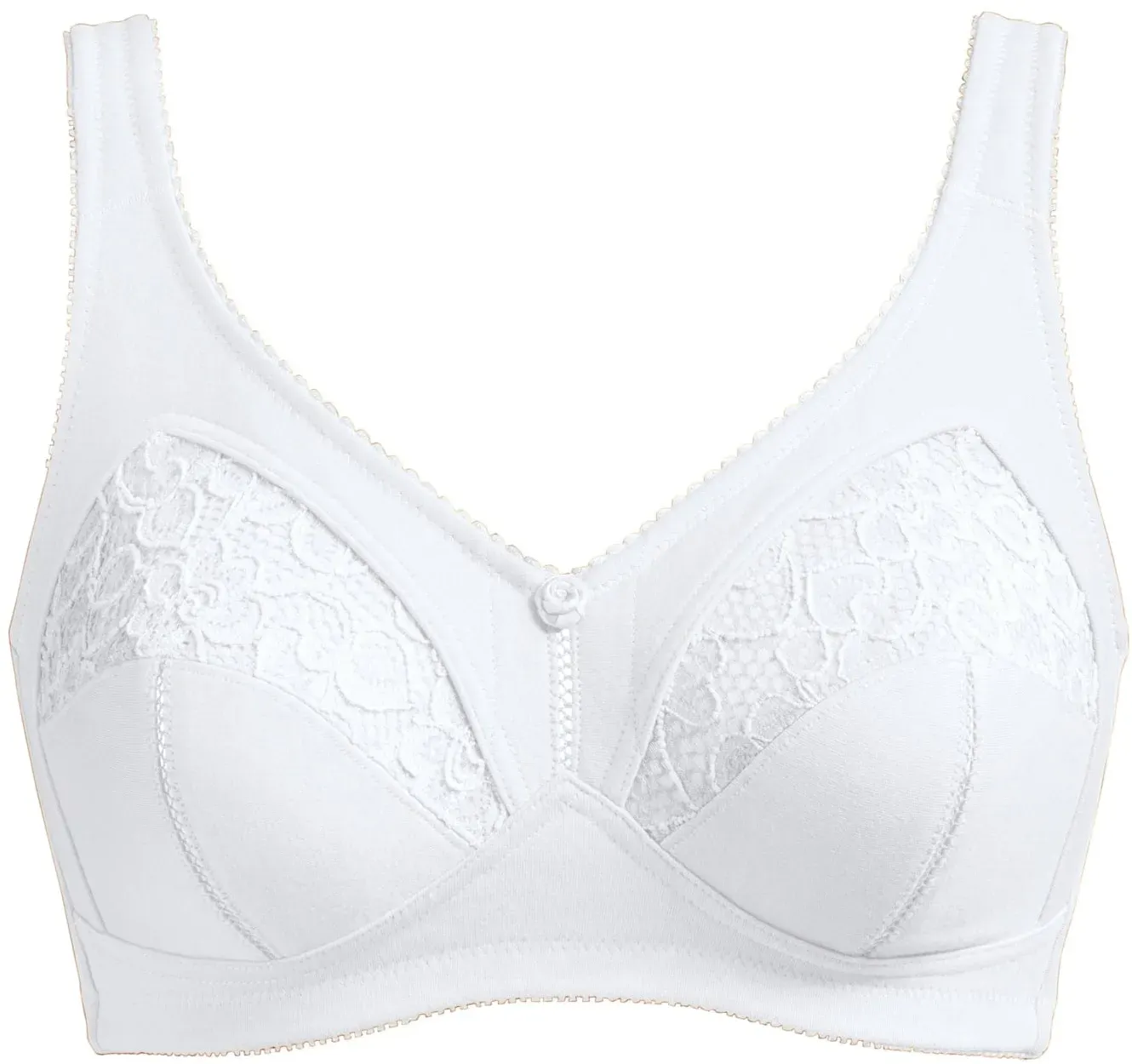 Minimizer-BH SUSA, Damen, Gr. 90, Cup B, weiß, 60% Baumwolle, 35% Polyamid, 5% Elasthan, BHs Minimizer-BH