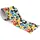 Muralo Tapetenbordüre selbstklebend 10 cm x 300 cm Papier Blau/Grün/Rot/Schwarz/Weiß