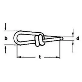 POSAMO PÖSAMO Knotenkette DIN 5686 Zn 2,8 Ro.30m (250x110)