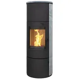 THERMIA Kaminofen München XL Speckstein schwarz 7 kW