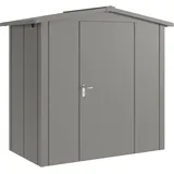 hörmann stauraumsysteme Juno Gerätehaus 2,14 x 1,18 m Grau