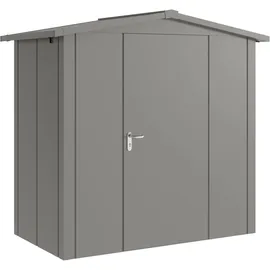 hörmann stauraumsysteme Juno Gerätehaus 2,14 x 1,18 m Grau