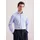 Herren Gr L 42 normale Ärmellängen mittelblau 78 Polyamid 22 Elasthan bedruckt skinny fit 2-Knopf-Manschette Hemden X-Slim