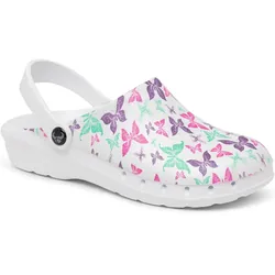 Damen Clogs "ODEN+ PRINT" Butterfly - 36
