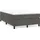 vidaXL Boxspringbett 120 x 200 cm H2 Dunkelgrau