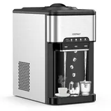 Costway 3-in-1 Eiswürfelbereiter Eisbereiter Desktop-Wasserspender mit Heiß&Kalt Wasser