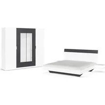 Rauch Schlafzimmer-Set »Monza« mit Drehtürenschrank Breite 226 cm, Bettanlage in 2 Breiten