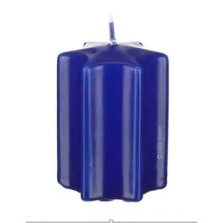 Kopschitz Kerzen Kerzen Stern-Schwimmkerze Blau, 35 x 60 mm, 16 Stück