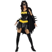 Rubies - Verkleidung Batgirl Damen Kostüm für Erwachsene Superheld Outfit - Schwarz, S - 36/38