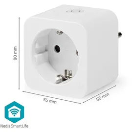 Nedis Smart-Home-Steckdose 1 St. Weiß