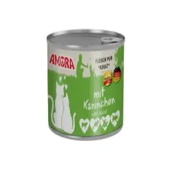 Amora Cat Fleisch Pur mit Kaninchen 6x200g