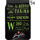 5x Garofalo Farina Grano Tenero W 260 Weichweizenmehl Typ 00 wächst in 24h 1Kg