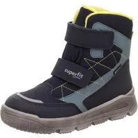 superfit Jungen MARS warm gefütterte Gore-Tex Stiefel, BLAU/GELB 8020 - 38 EU