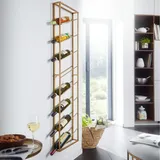 FineBuy Weinregal Weinregal FB41453 Metall Gold