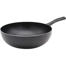 Krüger Wok KRÜGER "Aluminium Wokpfanne, 28 cm", schwarz, H:9cm Ø:28cm, Pfannen, Wok, für Induktions-Kochfelder geeignet