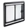 Dometic S4 Schiebefenster 500 x 450 mm Schwarz