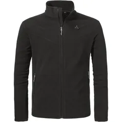 Fleecejacke SCHÖFFEL "Fleece Jk Style Qutang MNS", Herren, Gr. 48, schwarz, Fleece, Obermaterial: 100% Polyester, normal, Jacken Fleecejacke