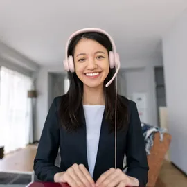 Logitech H390 USB-A Rosa