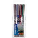 Pilot Pen PILOT Hi-Tecpoint V5, 4er Etui, farbig sortiert