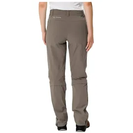 Vaude Farley Stretch Capri T-Zip III Zip-Off-Hose Braun 34