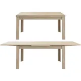 Mäusbacher Esstisch mit Auszug Monzi 180/280 x 90 cm Holzoptik Braun Eiche Sägerau 180