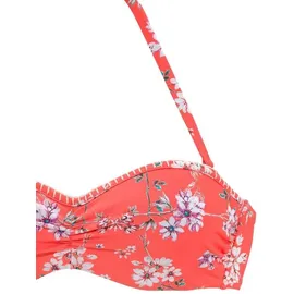 SUNSEEKER Bügel-Bandeau-Bikini-Top Damen Orange/Mehrfarbig 42 Cup E