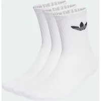 Adidas Trefoil Cushion Crew Socken, 3 Paar White 37-39