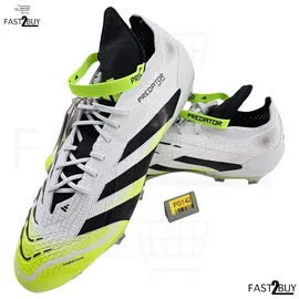 adidas Predator Elite FG Herren Cloud White/Core Black/Lucid Lemon 45 1/3