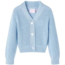 Kinder-Strickjacke Blau 140